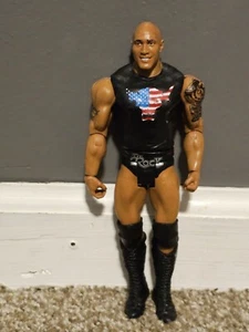 wwe THE ROCK FLAG BASIC SERIES 86 figure MATTEL wrestling - Picture 1 of 2