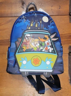 Loungefly Warner Bros 100 Aniversario Looney Tunes Scooby-Doo Mash-Up Mini Bac Foto 1 de 2