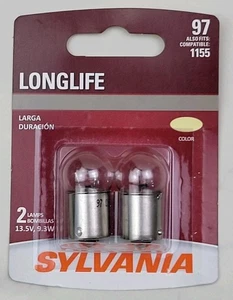 Sylvania Long Life - 2 Pack - 97LLBP2 1Light Bulb Side Marker Dome License Tail - Picture 1 of 3