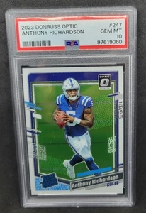 2023 Donruss Optic Anthony Richardson RC PSA 10 - Picture 1 of 2