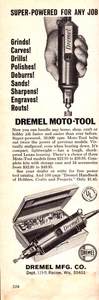 Dremel Moto Tool Racine WI Super Powered Handyman Vintage Print Ad 1969 - Picture 1 of 4