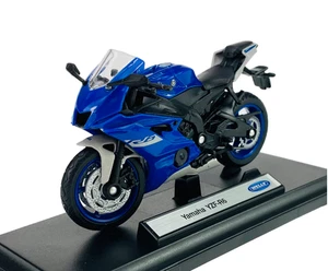 WELLY YAMAHA YZF-R6 1:18 DIE CAST MODEL NEW LICENSED MOTORCYCLE - Picture 1 of 5