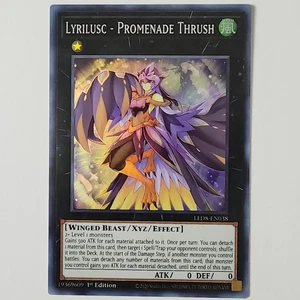 Lyrilusc - Promenade Thrush - LED8-EN038 - NM - Super Rare - 1st ed - Yugioh - Picture 1 of 2