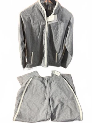 Conjunto de chándal sudadera gris para mujer Liz Claiborne talla pequeña/mediana Foto 1 de 4