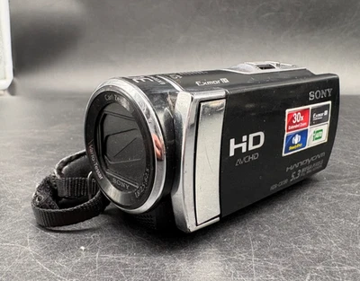 Sony Handycam HDR-CX190E HD Camcorder Schwarz 5.3MP  30x Zoom Urlaub - Bild 1 von 4