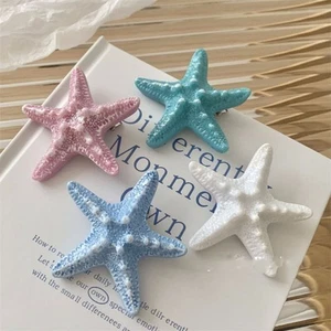 Mermaid Princess Hair Clip - Starfish Hairpin with Crystal Accents - Picture 1 of 8