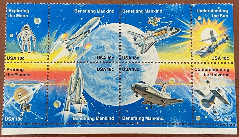 United States Stamps Scott Catalogue #1912-1919 Block of Eight!   Low Shipping! - Image 1 of 1