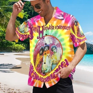 Hawaiianisches Knopfhemd. Jimi Hendrix. Sind Sie erfahren - Bild 1 von 5