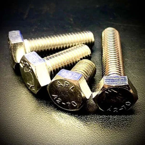 M12 x 55mm -100mm Hex Set Screw Bolt A2 304 Stainless Steel - Picture 1 of 19
