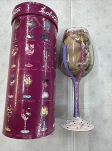 LOLITA Love My Wine "Happy Birthday" 15 Oz Weinglas, mit Verpackung - Bild 1 von 3
