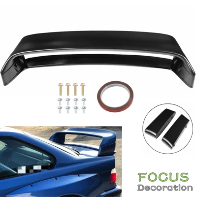 Alerón trasero negro mate estilo GT para BMW Serie 3 E36 M3 1992-1999 Foto 1 de 4