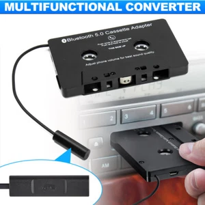 Bluetooth 5.0 Car Audio Stereo Cassette Tape Adapter to Aux Adapter USB Charging - Picture 1 of 11