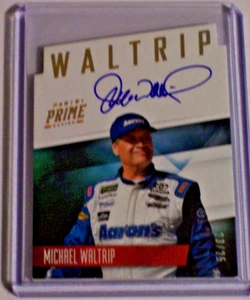Autografo Panini Prime Holo Gold Prime Names 2019 Michael Waltrip /25 Danneggiato - Foto 1 di 1