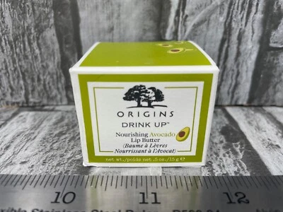 Origins Drink Up Nourishing Avocado Lip Butter 15g/0.5oz Lip Care New Ships Free Foto 1 de 3