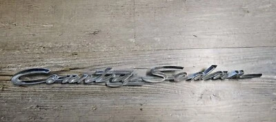 1962 FORD СТРАНА СЕДАН ЗАДНЯЯ ДВЕРЬ ЭМБЛЕМА OEM FOMOCO - Изображение 1 из 4