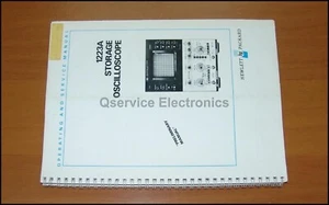 Hewlett - Packard 1223A Oscilloscope Operating & Service Manual P/N 01223-90001 - Picture 1 of 1