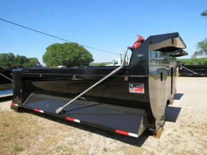 NEW 16' HALF ROUND DUMP BED 1/4 GAUGE PNEUMATIC TAILGATE TRUCK BED BODY - Picture 1 of 9