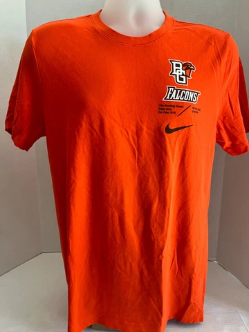 Bowling Green State Falcons Nike Dri-Fit Tee Orange Size Medium Cover