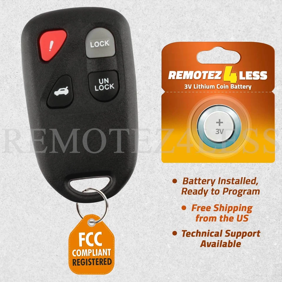 Keyless Entry Remote for 2007 2008 2009 2010 2011 Mazda 3 Car Key Fob Control Foto 1 de 4