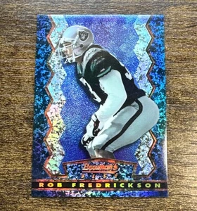1995 Bowman's Best Refractor Card #16 Rob Fredrickson Raiders SSP Free Shipping - Picture 1 of 2