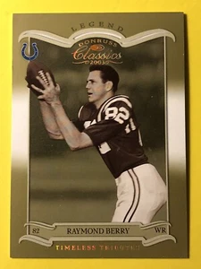 Tarjetas de leyenda clásicas Donruss 2003 Raymond Berry #141 (143/150) ¡¡¡impresionantes!!!¡! - Imagen 1 de 3