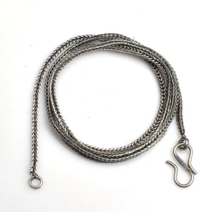 16"18"20"22"24" Snake Chain S" Lock Ethnic Handmade Necklace Jewelry - Picture 1 of 9