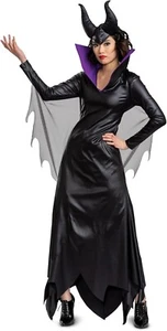 Disney Official Premium Adult Maleficent Costume includes Horns with Super Soft - Picture 1 of 7