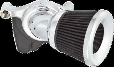 AN Velocity 65 Degree Air Filter Kit Chrome Harley Heritage Softail 06 - Image 1 of 4