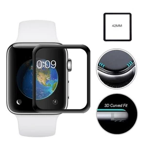 Glass for Apple Watch 1 21/32in Transparent 9H Screen Protector Bubble Free - Picture 1 of 8