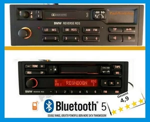 Bluetooth 5.0 AUX Modernisierung Autoradio Umbau BMW Reverse RDS BP3836  BP4836 - Bild 1 von 2