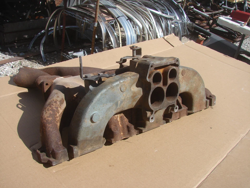 1966 1969 PONTIAC OHC 6 4 BL INTAKE EXHAUST MANIFOLD LEMANS FIREBIRD TEMPEST 67 - Image 1 of 4