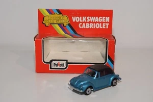A85 1:43 POLISTIL CE 43 CE43 VW VOLKSWAGEN BEETLE BEETLE CABRIOLET MET. BLUE MIB - Picture 1 of 14