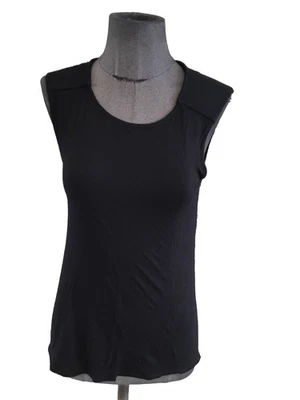 Très Beau Haut Dos Dentelle Noir Maje 34/36 Tbe - Photo 1/4