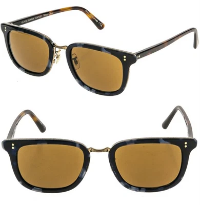 OLIVER PEOPLES OV5339S 5339 KETTNER Brown Blue Tortoise Cosmik Sunglasses Retro - Image 1 of 4