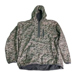 Burlebo Duke Tech 1/4 Zip Jacket NEW Sz L Camo Outdoor Water Repellent - Picture 1 of 7