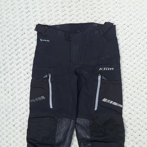 Klim Carlsbad Stealth Black Riding Motorcycle Pants Gore-Tex Cordura D30 - 36 - Picture 1 of 16