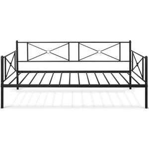 Twin Size Daybed Heavy Duty Metal Frame Guest Bedroom Furniture Dorm Black - Picture 1 of 6
