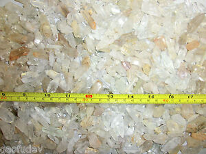 African Quartz Crystal Single-terminated Point 0.1 to 5 g Small Size 500 g Lot