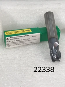 4 Flutes 3/4" x 1" x 4" 0.030 Radius GMX35 Gorilla Mlll Carbide Radius EndMill - Picture 1 of 6