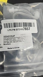 2 PRZEWODOWE SŁUCHAWKI MIKROFONU MONITORUJĄCEGO DO MOTOROLA APX4000 XPR 7550e - Zdjęcie 1 z 7