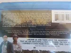 THE SHAWSHANK REDEMPTION..BLUE-RAY..STEPHEN KING..TIM ROBBINS & MORGAN FREEMAN - Picture 1 of 2