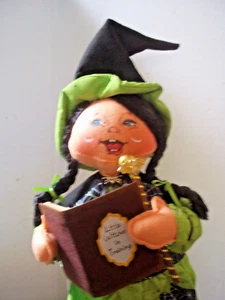 Annalee Dolls 14" Halloween "SPOOKY SUBLIME WITCH KID" 2023 NEW in Package - Picture 1 of 5