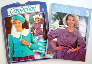 POCHETTE DE 1984 CONTENANT PATRONS GRANDEUR NATURE, ET FASCICULE 24 SEITEN, Nr.3 - Bild 1 von 9