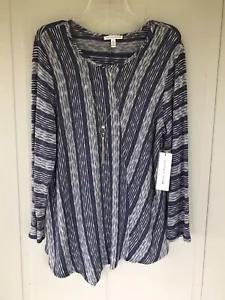 Women's Notations Dressy Pullover Top XL New with Tags - Picture 1 of 5