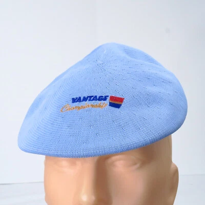 Kangol Vantage Championship PGA Golf Newsboy Cabbie Flat Cap Hat M Made England - Image 1 of 4