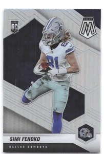 2021 Panini Mosaic Simi Fehoko Silver Prizm Dallas Cowboys - Picture 1 of 2