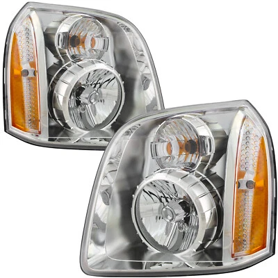 Headlights CAPA Left Right Pair Fits 07-14 GMC Yukon Yukon XL 1500 Denali Hybrid Foto 1 de 4