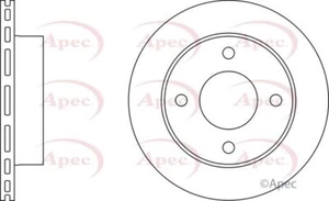 Brake Disc Front Vented Braking System Fits Nissan Figaro Micra APEC DSK235 - Picture 1 of 5