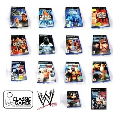 WWE Wrestling: SmackDown vs Raw, Just Bring it, Here Comes the Pain etc. PS2 VG - Image 1 of 3