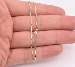 7" Mariner Anchor Link Chain Bracelet Real Solid 10K Yellow Gold - Picture 1 of 3